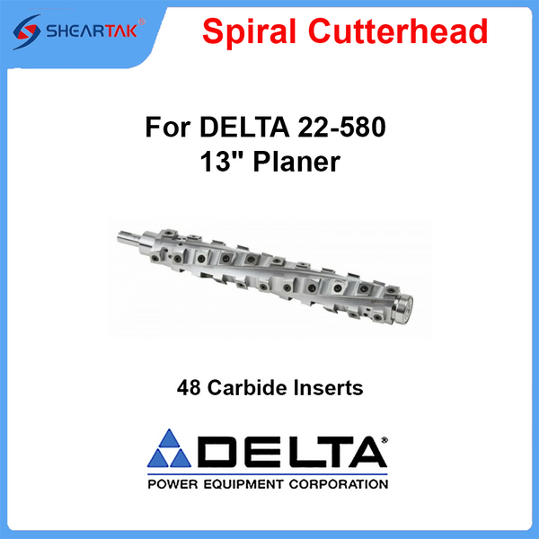 Spiral Cutterhead for DELTA 22-580 13" Planer