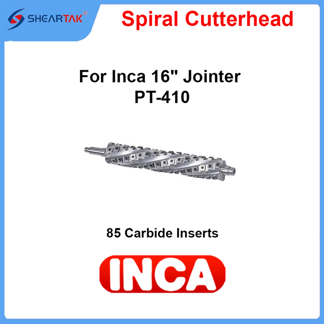 Spiral Cutterhead for Inca  16" Jointer PT-410