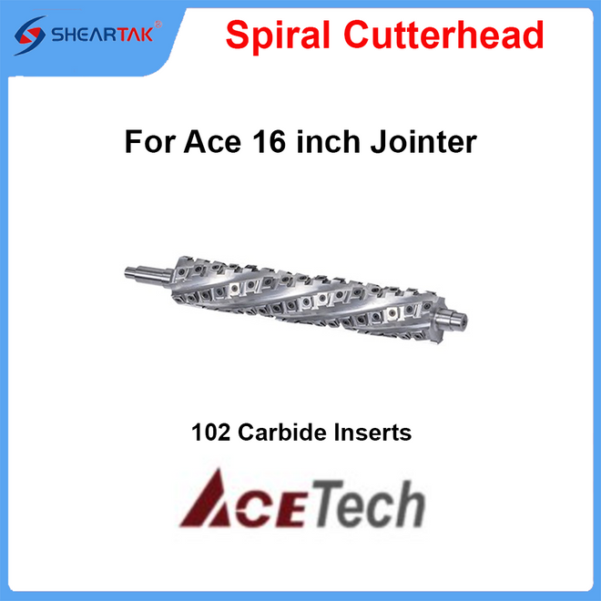 Spiral Cutterhead for Ace  16 inch Jointer