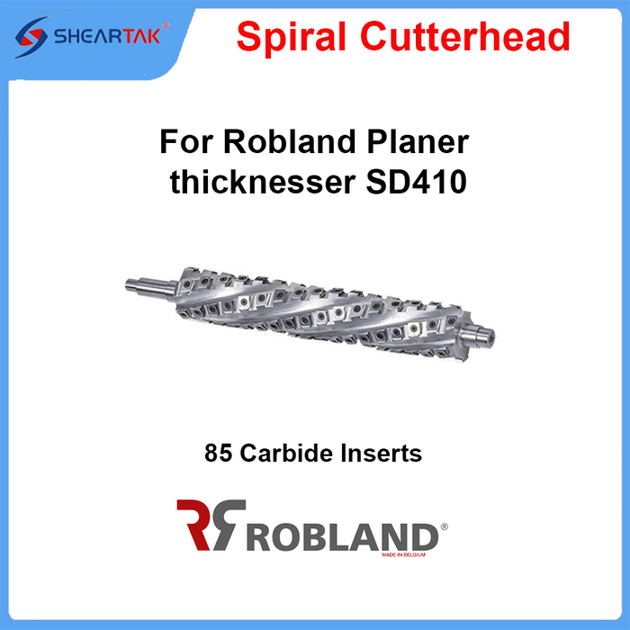 Spiral Cutterhead for Robland Planer thicknesser SD410