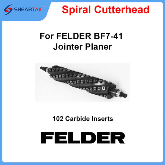 Spiral Cutterhead for FELDER  BF7-41 Jointer Planer