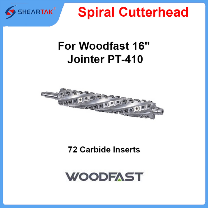 Spiral Cutterhead for Woodfast  16" Jointer PT-410