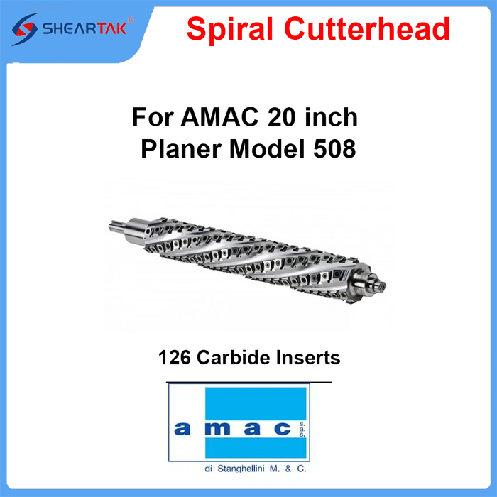 Spiral Cutterhead for AMAC 20 inch Planer Model 508