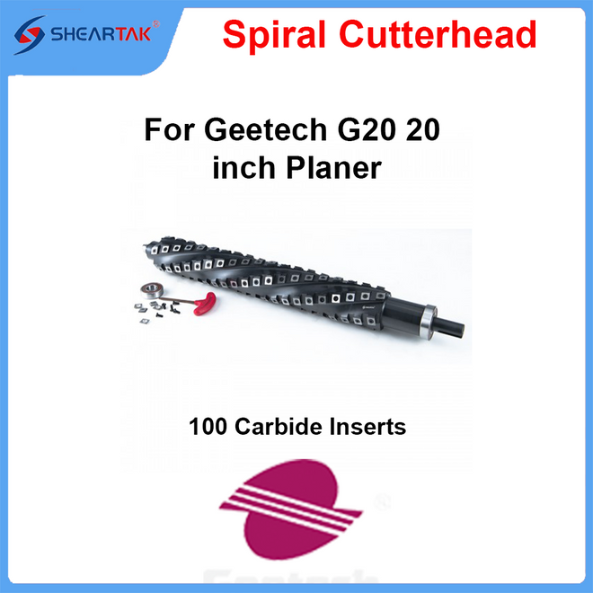 Spiral Cutterhead for Geetech G20 20 inch Planer