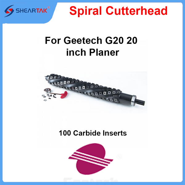 Spiral Cutterhead for Geetech G20 20 inch Planer
