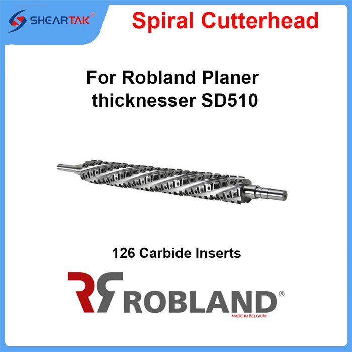 Spiral Cutterhead for Robland Planer thicknesser SD510
