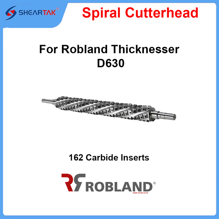 Spiral Cutterhead for Robland Thicknesser  D630