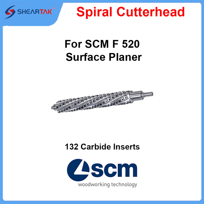 Helical Cutterhead for SCM F 520 Surface Planer