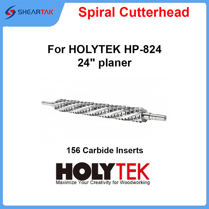 Spiral Cutterhead for HOLYTEK HP-824 24" planer