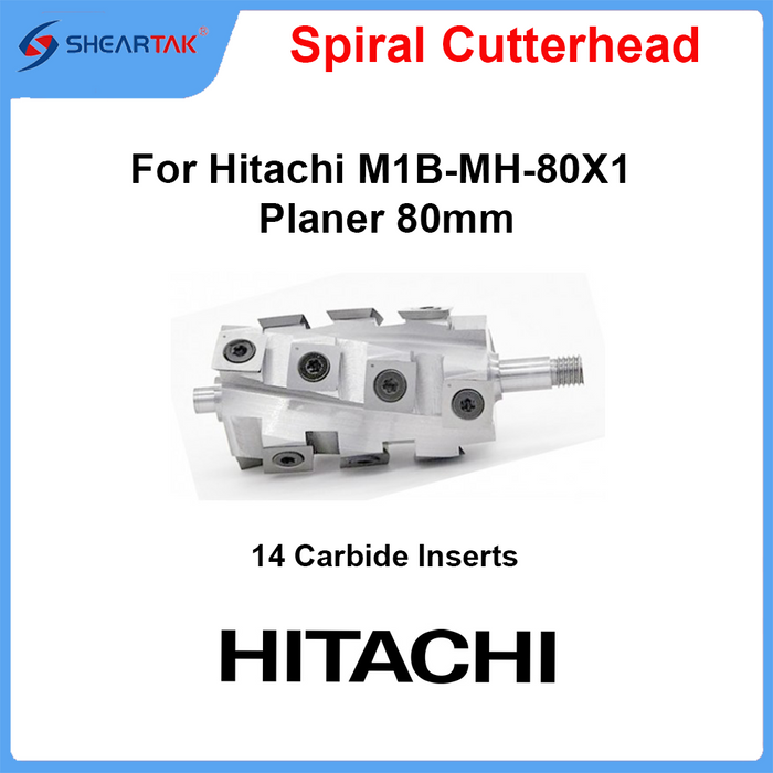 Helical Head for Hitachi M1B-MH-80X1 Planer 80mm