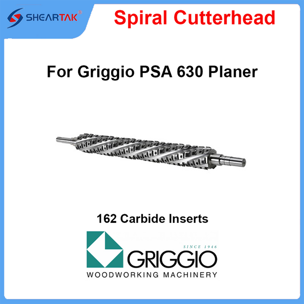 Upgrading your Griggio PSA 630 Planer with Sheartak Spiral Cutterhead 162 Carbide Knives