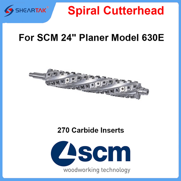 Spiral Cutterhead for SCM 24" Planer Model 630E