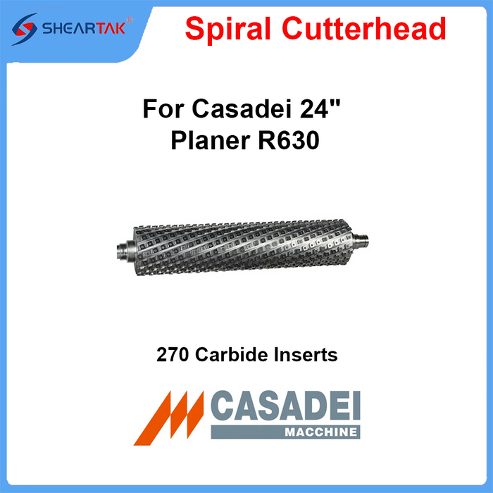Spiral Cutterhead for Casadei 24" Planer R630