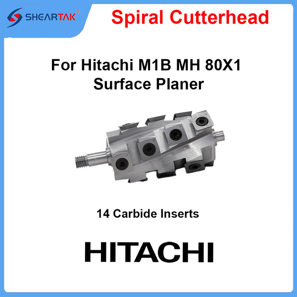 Spiral Cutterhead for Hitachi M1B MH 80X1 Surface Planer