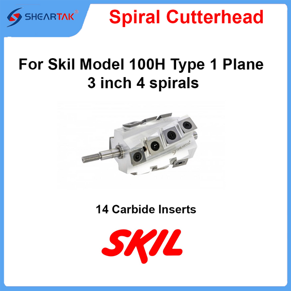 Surfboard Planning Drum for Skil Model 100H Type 1 Plane 3 inch 4 spirals
