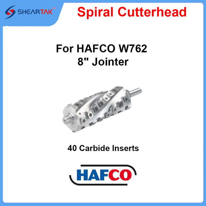 Spiral Cutterhead for HAFCO W762 8" Jointer