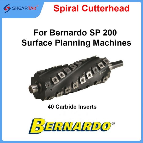 Spiral Cutterhead for Bernardo SP-200 8" Jointer