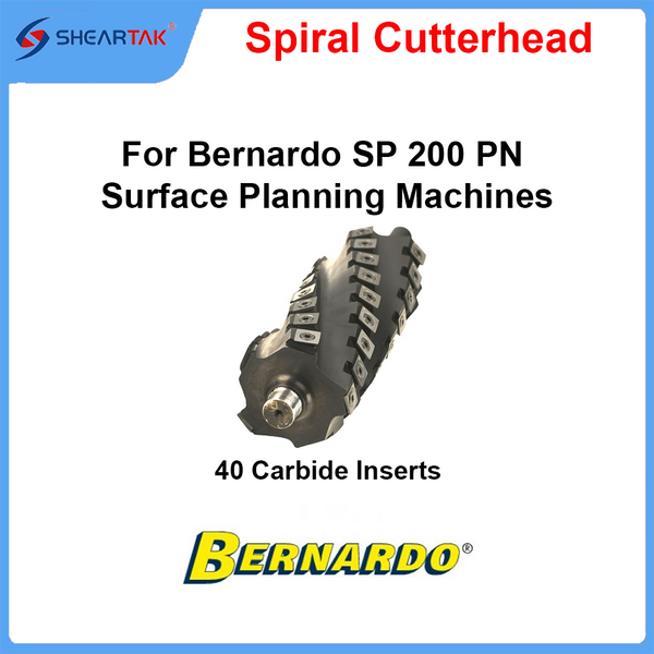 Spiral Cutterhead for Bernardo SP 200 PN Surface Planning Machines