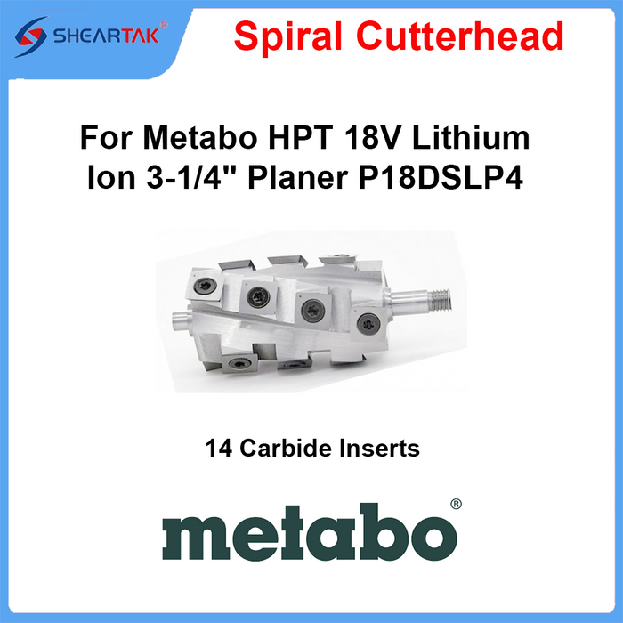 Surfboard Planning Drum for Metabo HPT 18V Lithium Ion 3-1/4" Planer P18DSLP4