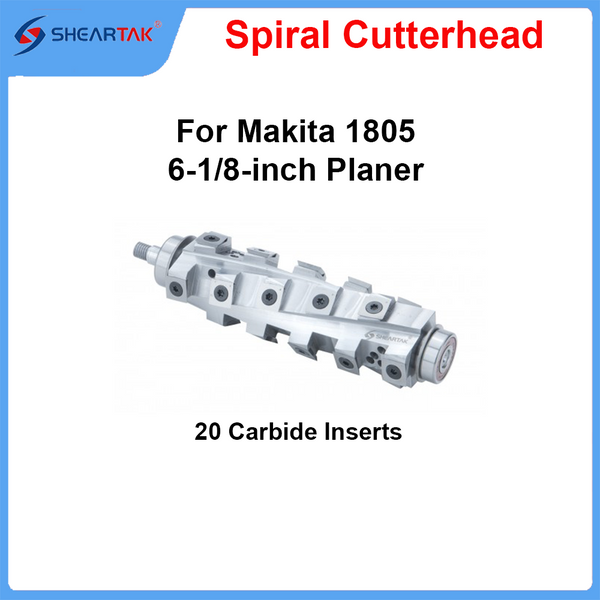Spiral Helical Cutterhead for Makita 1805 6-1/8-inch Planer