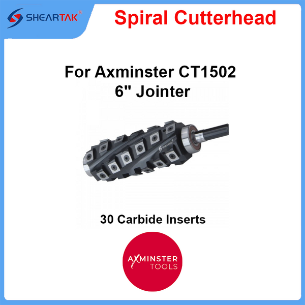 Spiral Cutterhead for Axminster CT1502 6" Jointer