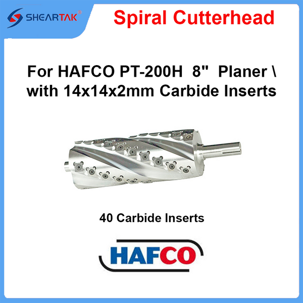Helical Cutterhead for HAFCO PT-200H  8"  Planer