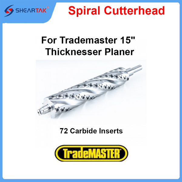 Helical Cutterhead for Trademaster 15" Thicknesser Planer