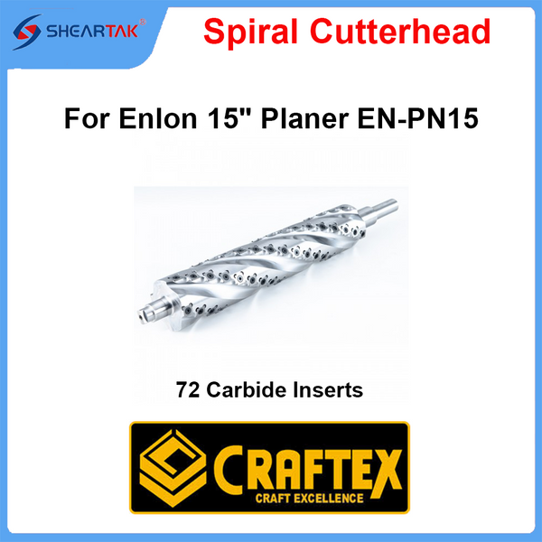 Helical Cutterhead for Enlon 15" Planer EN-PN15