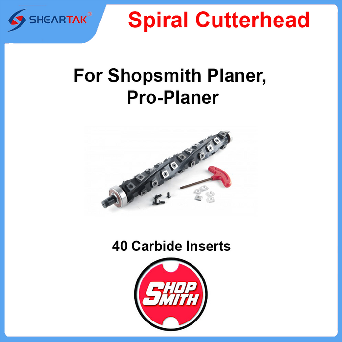 Spiral Cutterhead for Shopsmith Planer, Pro-Planer