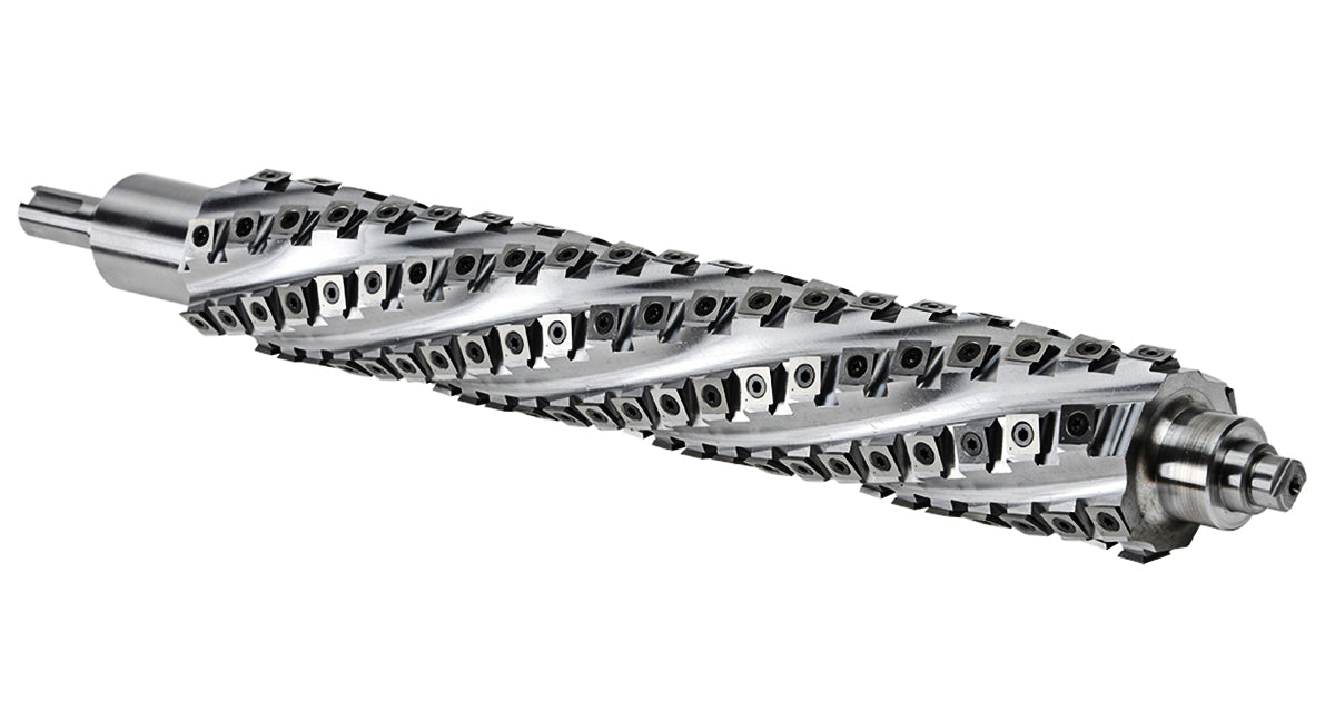 Industrial Spiral Cutterhead  King Canada KC-520C  20" Planer,132 Carbide Inserts