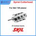 Sheartak Skil 100 cutterhead with 21 carbide inserts