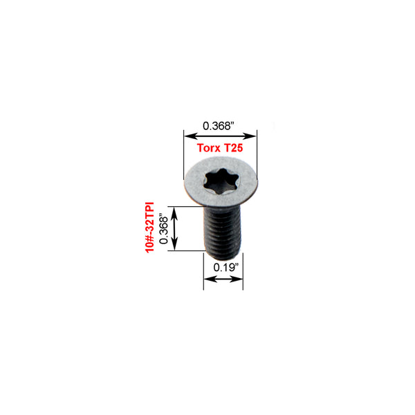 Torx T25 Screws for Spiral Cutterhead for a Pack of 10 pieces