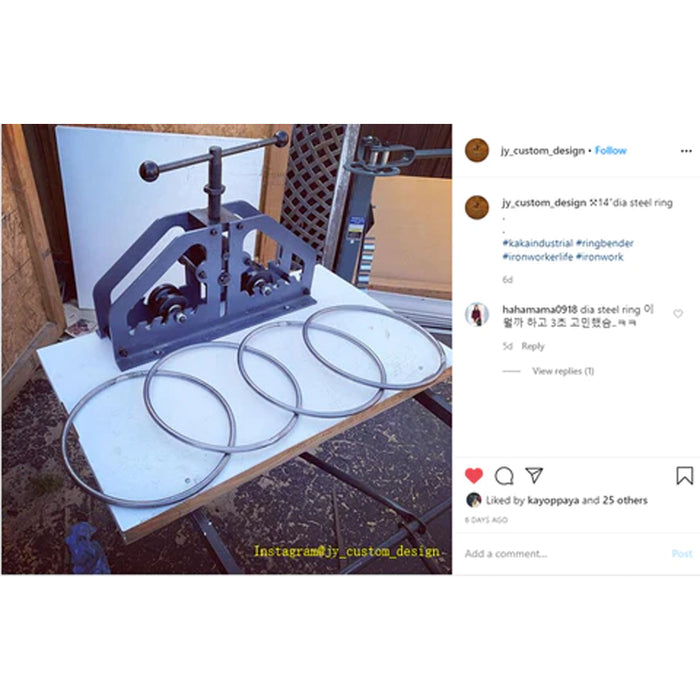 TR-60 Manual Tube Pipe Roller Bender