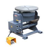 WP-500B Welding Positioner, 1102lb Tilt angle -45°-90º, Rotation motor 400W ,Rotation speed 0-5 RPM Stepless Speed Control w/ Digital Display & VFD, 110V-60HZ-1PH