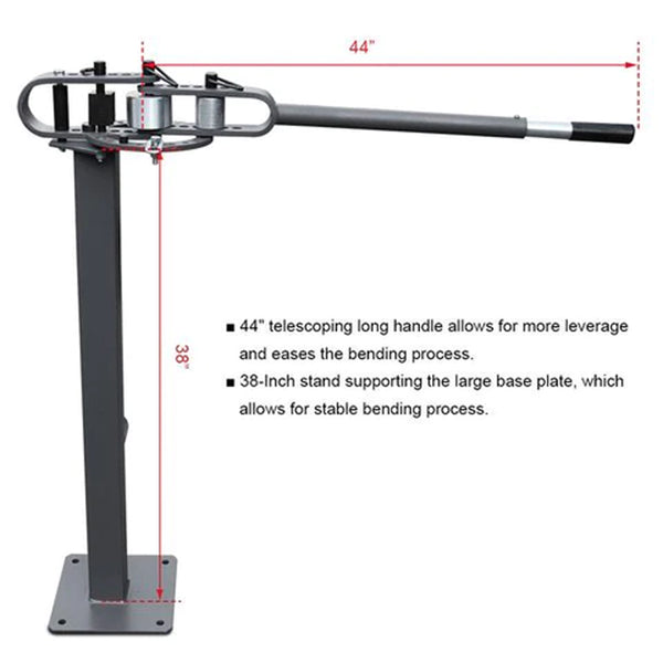 Floor-Type Compact Metal Bender YP-38 - Sheartak Tools