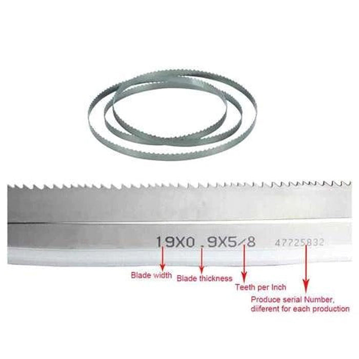 BS-712N, BS-712R Bi-metal Bandsaw Blade 19 x 0.9 x 2362mm