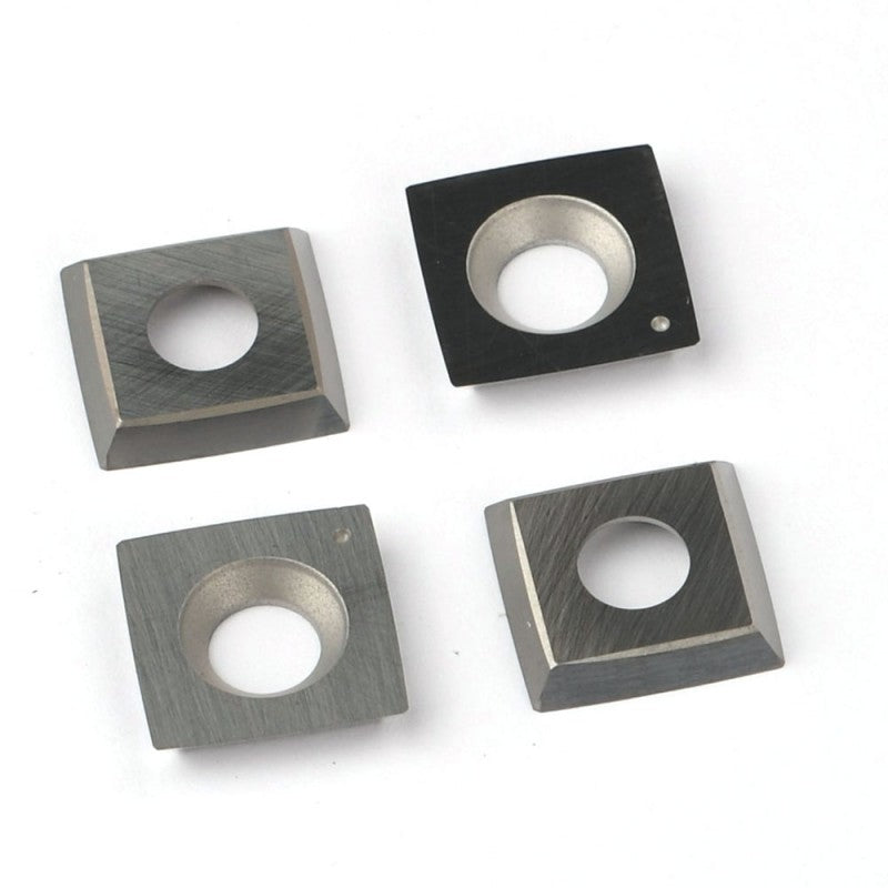 15x15x2.5mm 150mm-Radius 4-Edge Carbide Insert Knife 37 deg