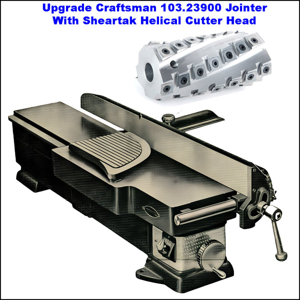 Spiral Cutterhead for Craftsman 103.23900 6" Jointer