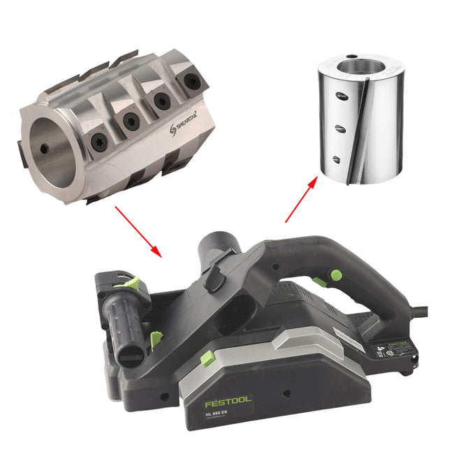 Sheartak Helical Cutter Head for FESTOOL Planer HL 850 E-F-Plus