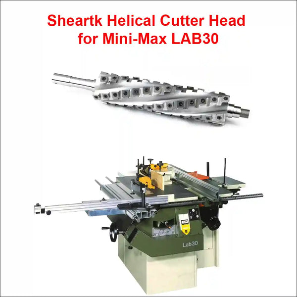 Tête de coupe en spirale SCM Mini Max LAB-300 Combo Machine