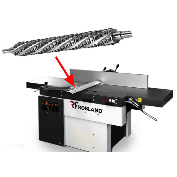 Spiral Cutterhead for Robland Planer thicknesser SD510