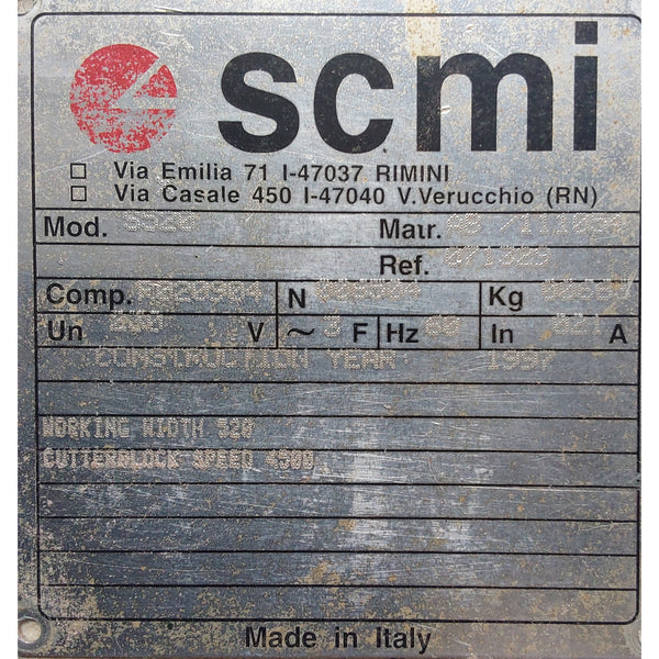 Sheartak Spiral Cutterhead for SCMI S520 Planer with 201 Carbide Blades