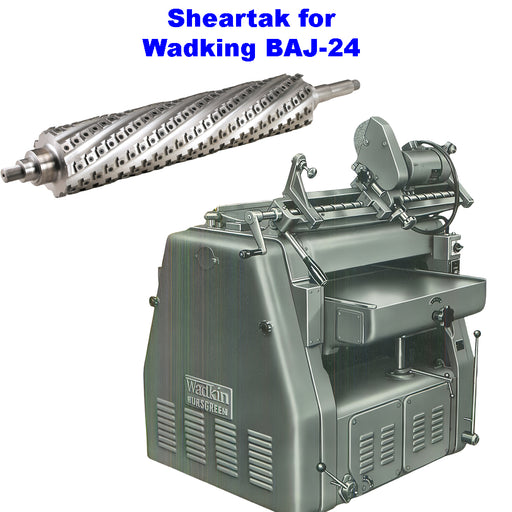 Sheartak  Helical  Cutter head for Wadkin Bursgreen 24“ High Speed Planer Thicknesser Type BAJ-24, B.A.J. - Sheartak Tools