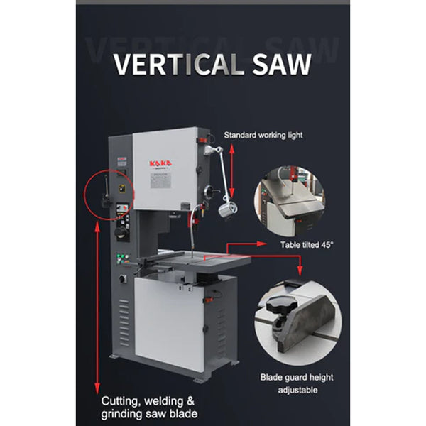 VS-2012 Variable Speed Vertical Band Saw