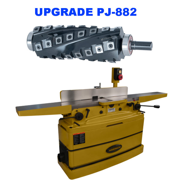 Sheartak Spiral Cutterheads for Powermatic PJ-882 8" Jointer