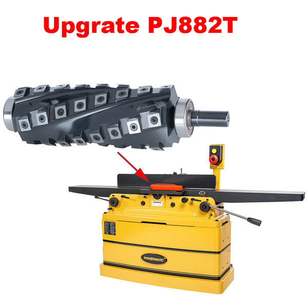 Sheartak Spiral Cutterheads for Powermatic PJ882T 8" Jointer