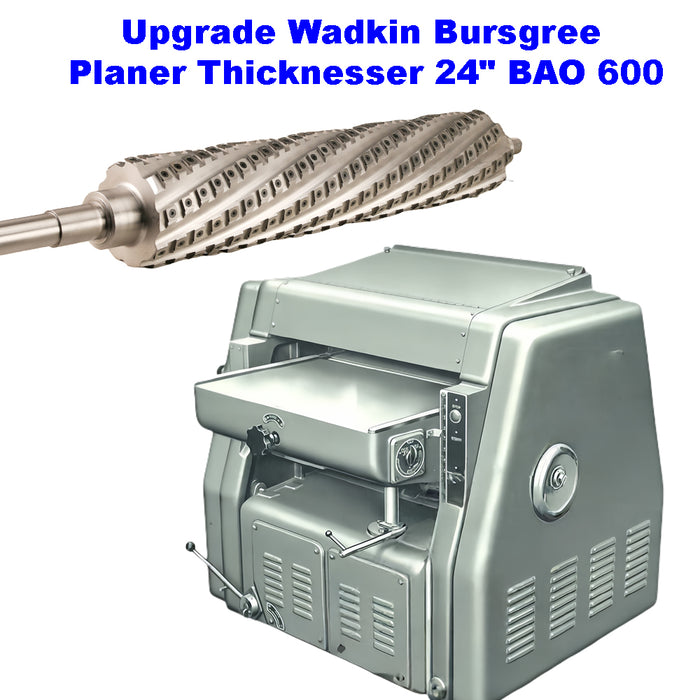 Sheartak Helical Cuttterhead for  Wadkin Bursgreen BAO 24" Planer Thicknesser 234 Carbides cutters