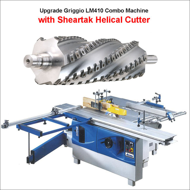 Wrench included in Sheartak Spiral Cutterhead kit for Griggio LM 410A installation