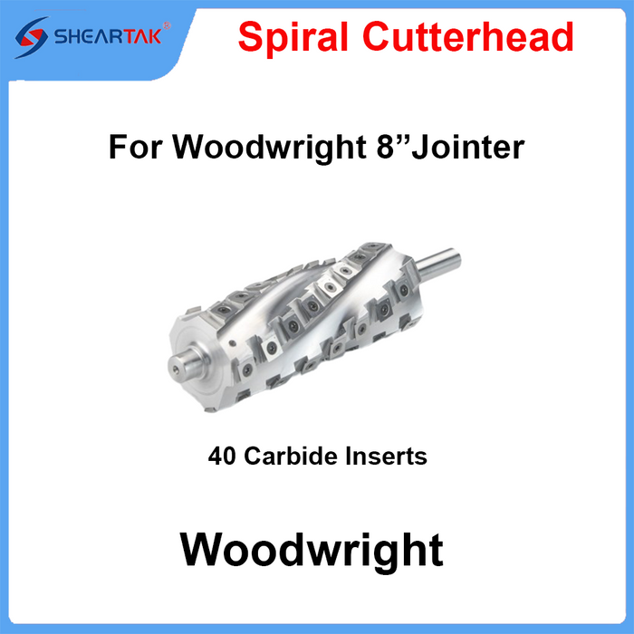 Spiral Cutterhead for Woodwright 8”Jointer