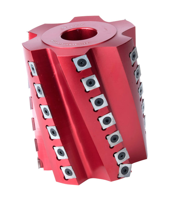 Sheartak 125mm ODx180mm CLx40mm Bore Spiral Moulder Head 6 wings